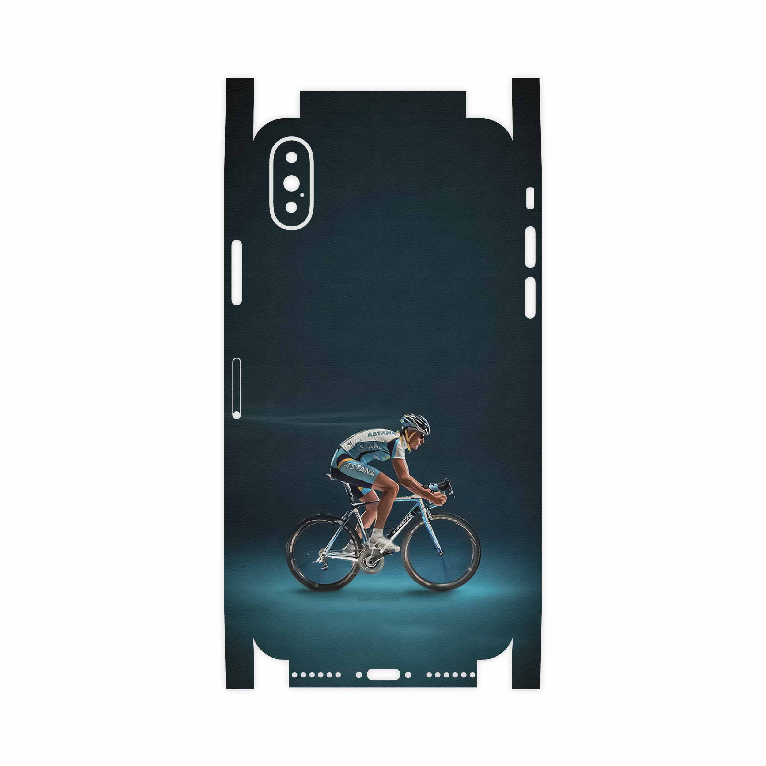 برچسب پوششی ماهوت مدل Road cycling-FullSkin مناسب برای گوشی موبایل اپل iPhone X