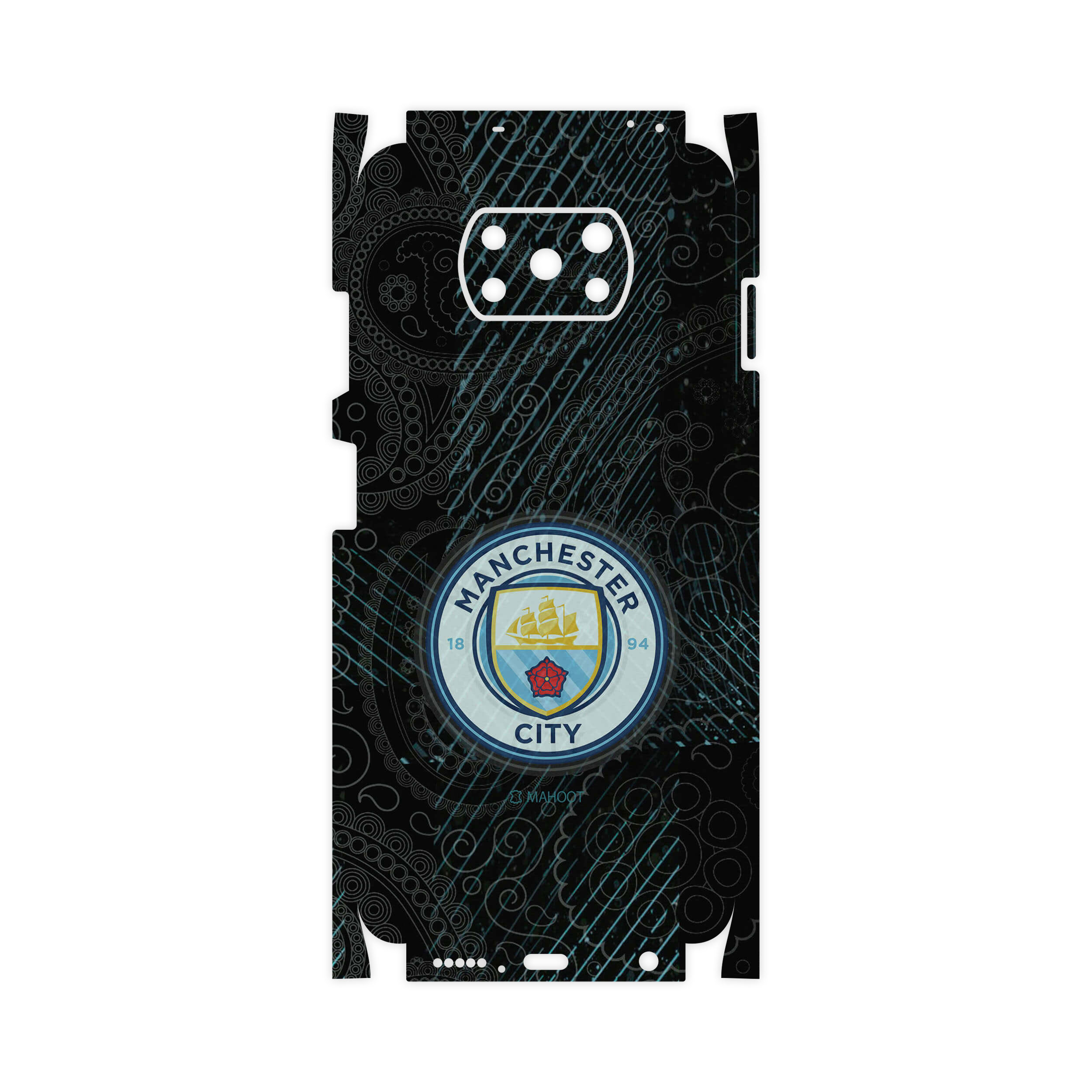 برچسب پوششی ماهوت مدل Manchester-City-FullSkin مناسب برای گوشی موبایل شیائومی Poco X3 NFC