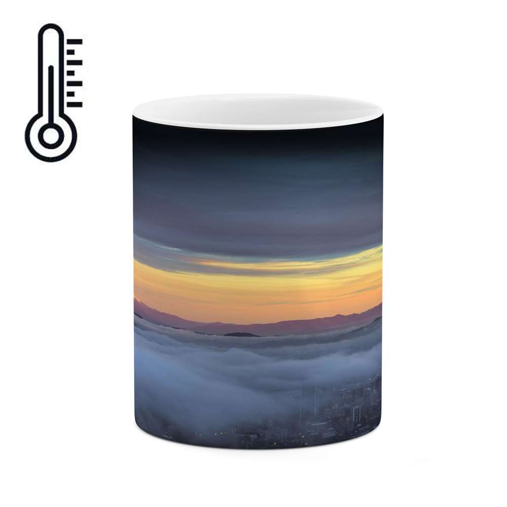 ماگ حرارتی طرح منظره رویایی و زیبا  مدل mgph14630