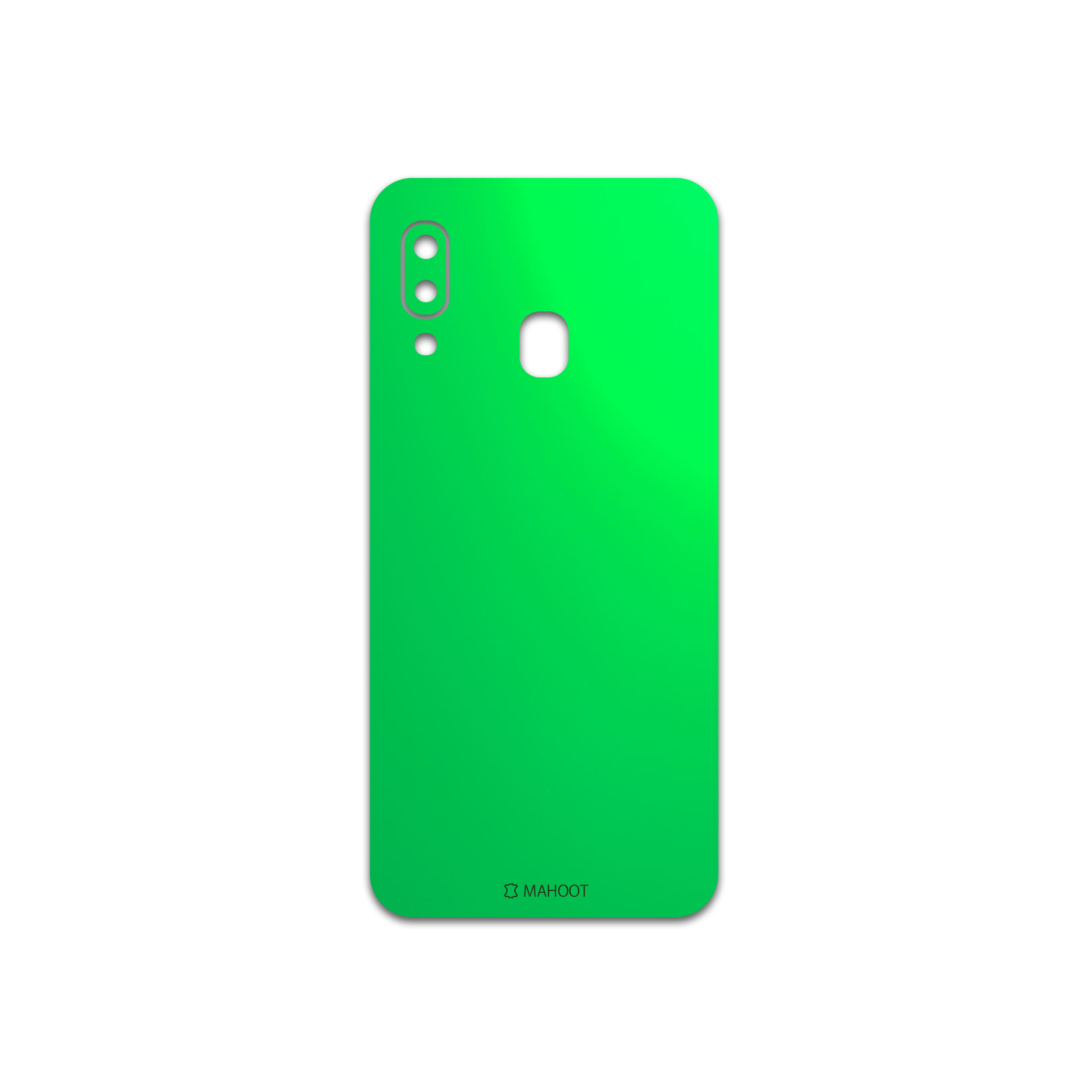 برچسب پوششی ماهوت مدل Matte-Green مناسب برای گوشی موبایل سامسونگ Galaxy A20e