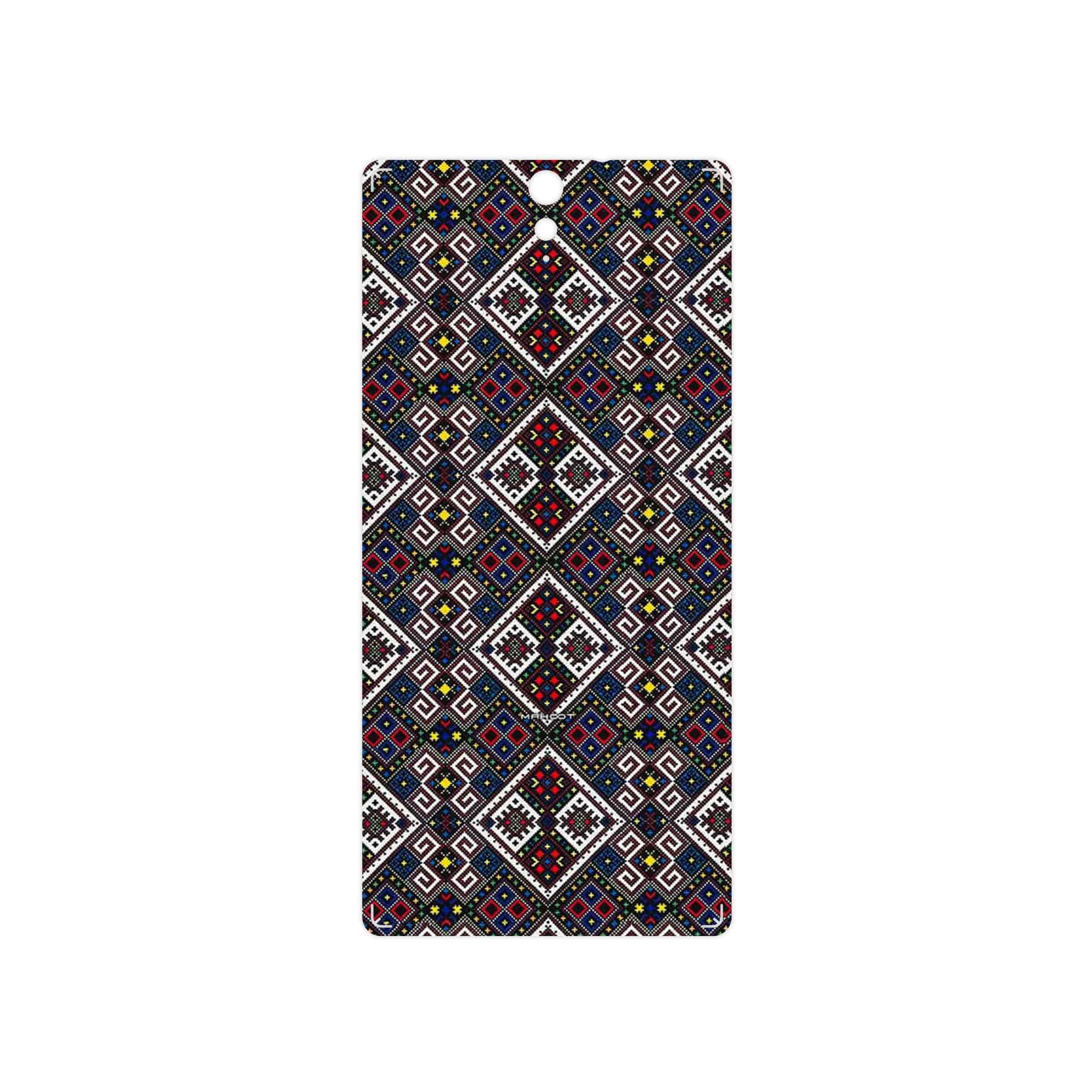 برچسب پوششی ماهوت مدل SISTAN Needlework 1 مناسب برای گوشی موبایل سونی Xperia C5
