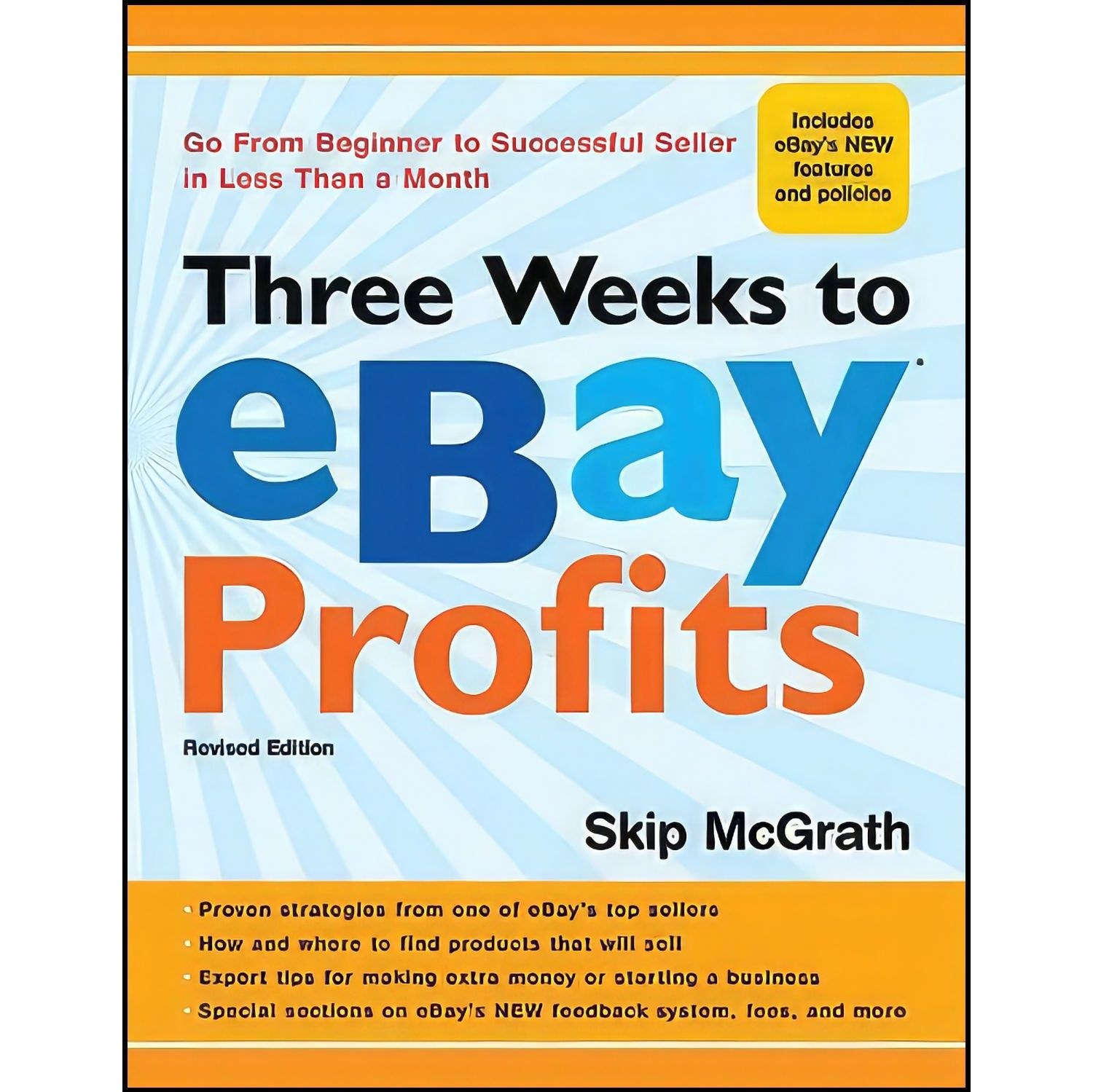 کتاب زبان اصلی Three Weeks to eBay Profits Revised Edition اثر Skip McGrath
