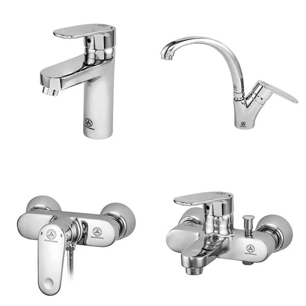 خرید و قیمت ست شیرآلات قهرمان مدل مروارید | نوین هوم