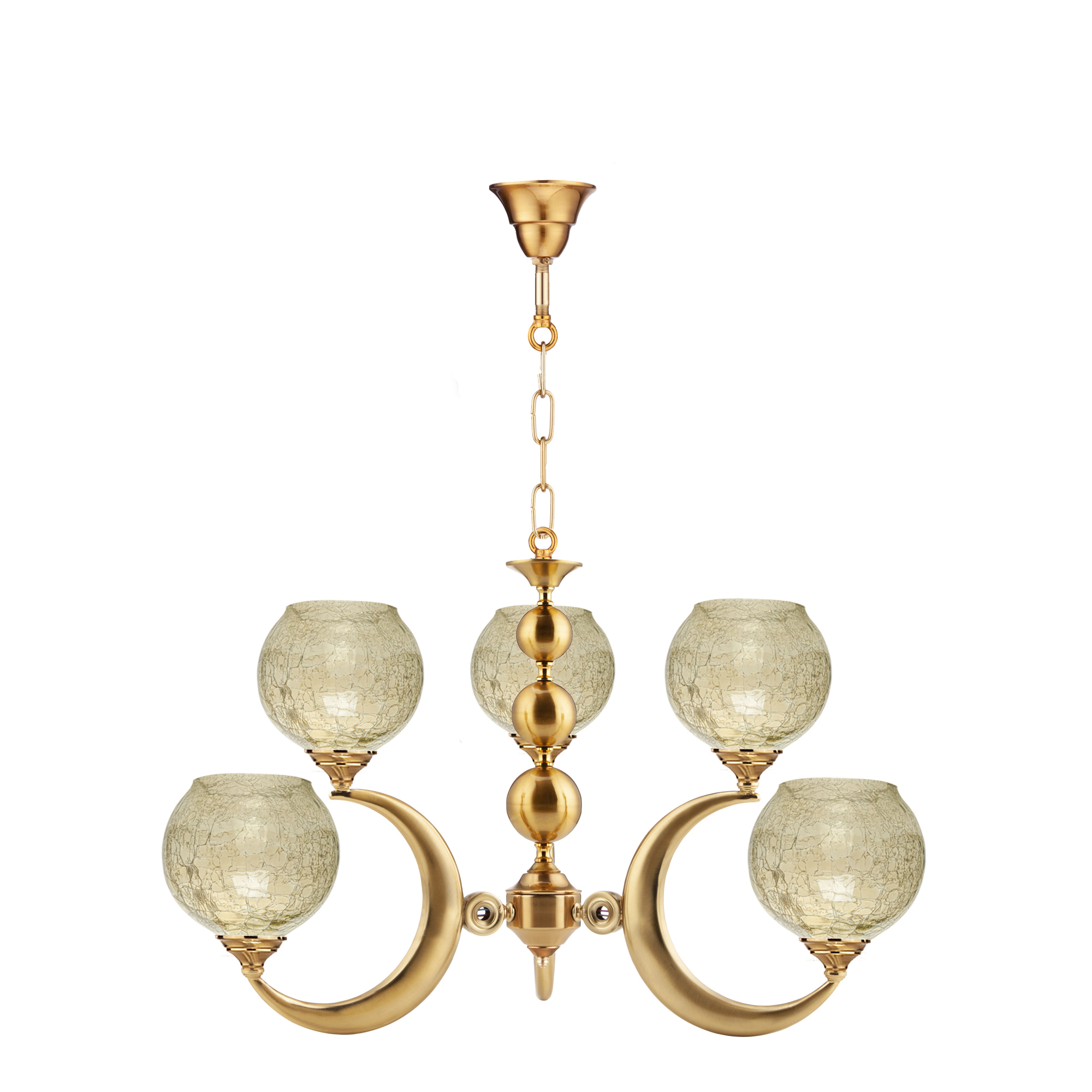 لوستر 6 شعله کارنتیس مدل آرشیدا کد KT-03