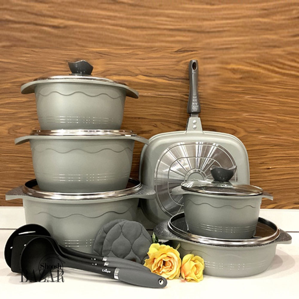 سرویس قابلمه 15 پارچه فیلی بلا یونیک مدل 8844