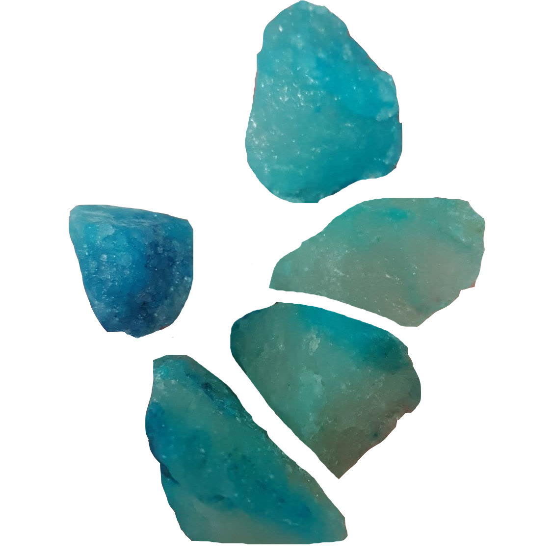 سنگ نمک دکوری مدل اقیانوس کد E5K42 بسته 5 عددی