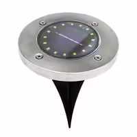 چراغ دفنی خورشیدی طرح دیسکی مدل 16LED
