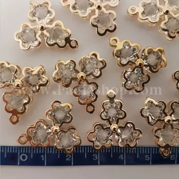 فلز دوختنی طلایی نگین دار