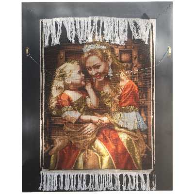 تابلو فرش دستبافت طرح مهر مادر