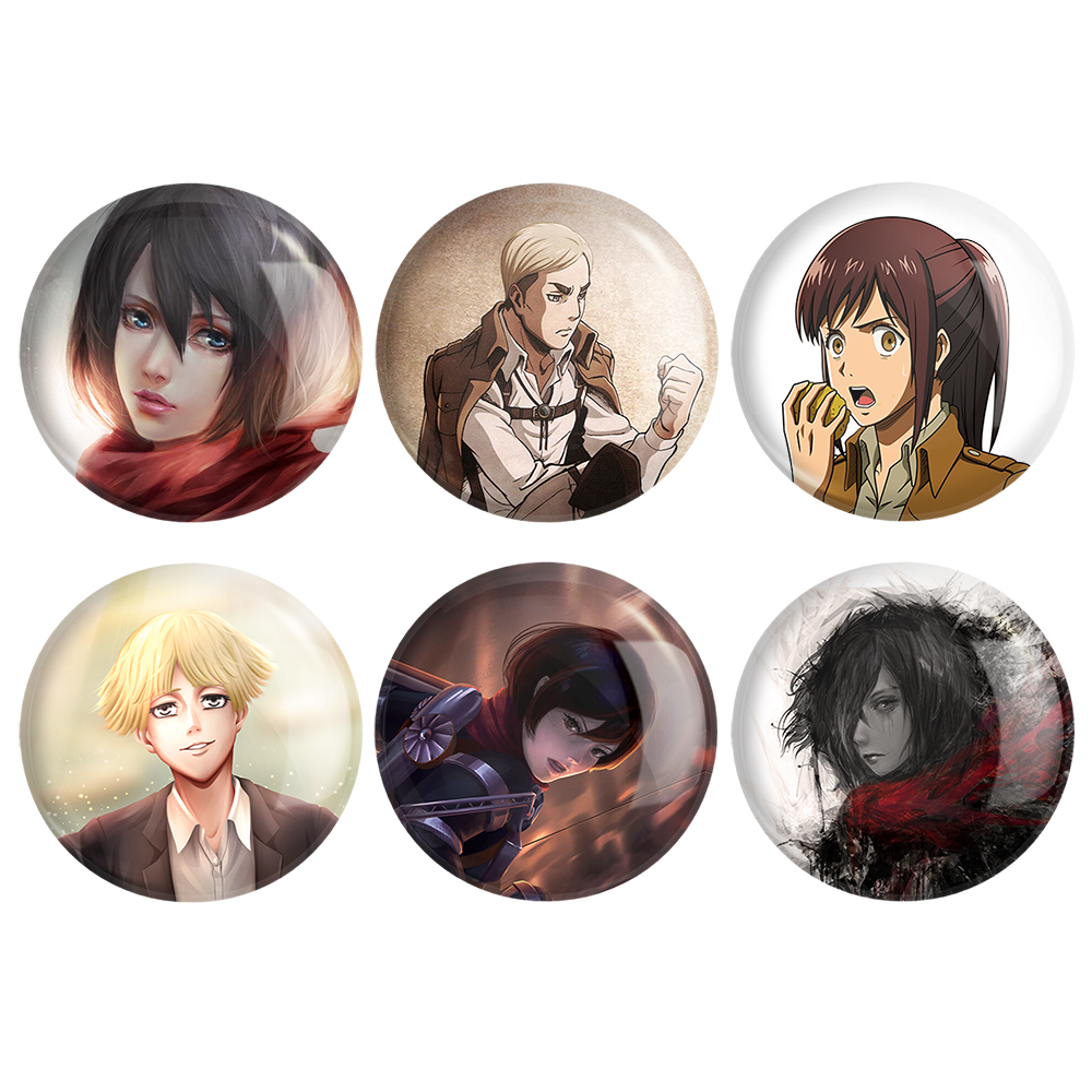 پیکسل خندالو مدل انیمه اتک آن تایتان کد 419A مجموعه 6 عددی 