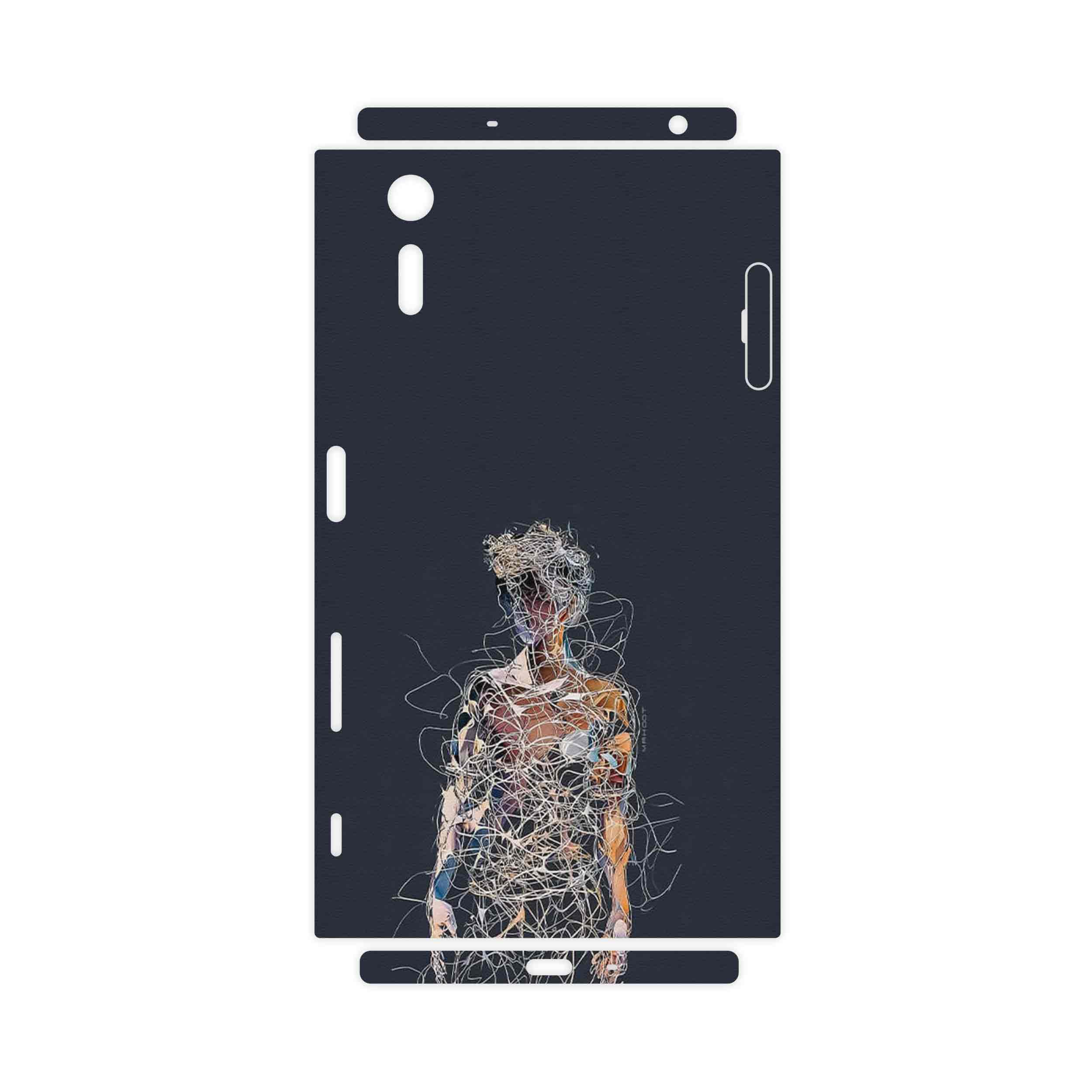 برچسب پوششی ماهوت مدل Strings Digital Art 1-FullSkin مناسب برای گوشی موبایل سونی Xperia XZ