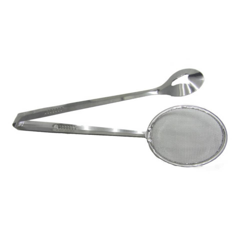 ابزار آشپزی مدل انبر استیل روغن گیر کد 555