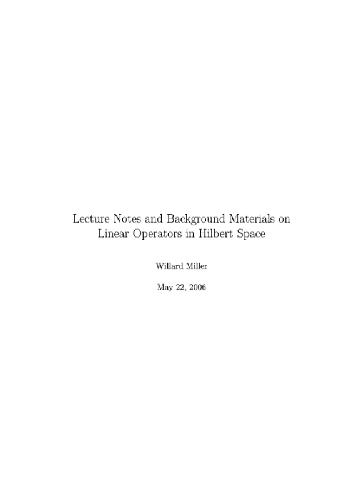 خرید و دانلود نسخه کامل کتاب Linear operators in Hilbert space