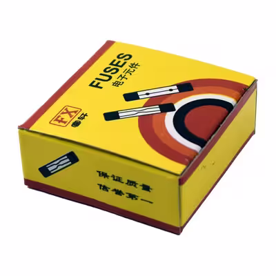 فیوز شیشه ای 6 آمپر کد 607 بسته 100 عددی