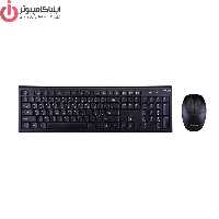 کیبورد و ماوس بی سیم هترون مدل HKCW130