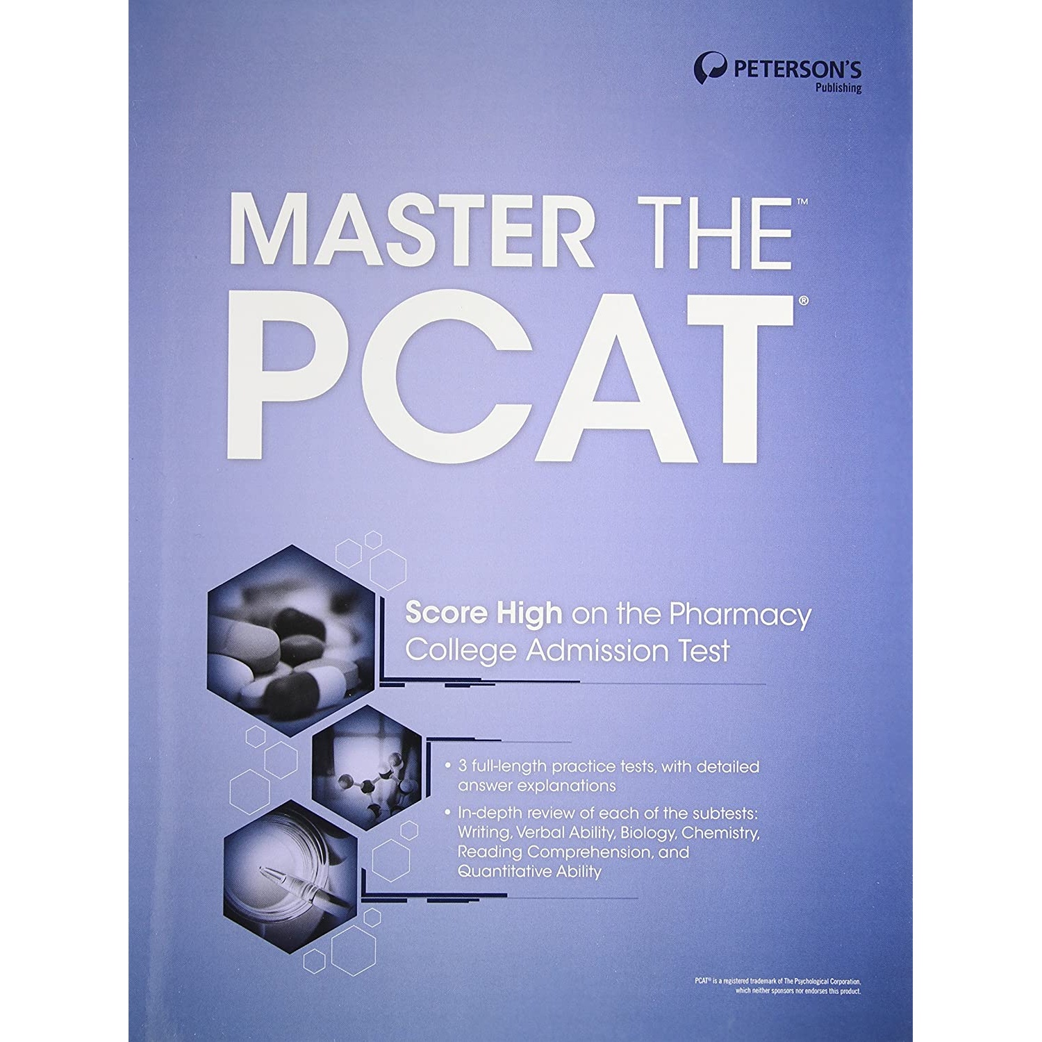 کتاب Master the PCAT اثر Felecia Hatcher انتشارات Petersons
