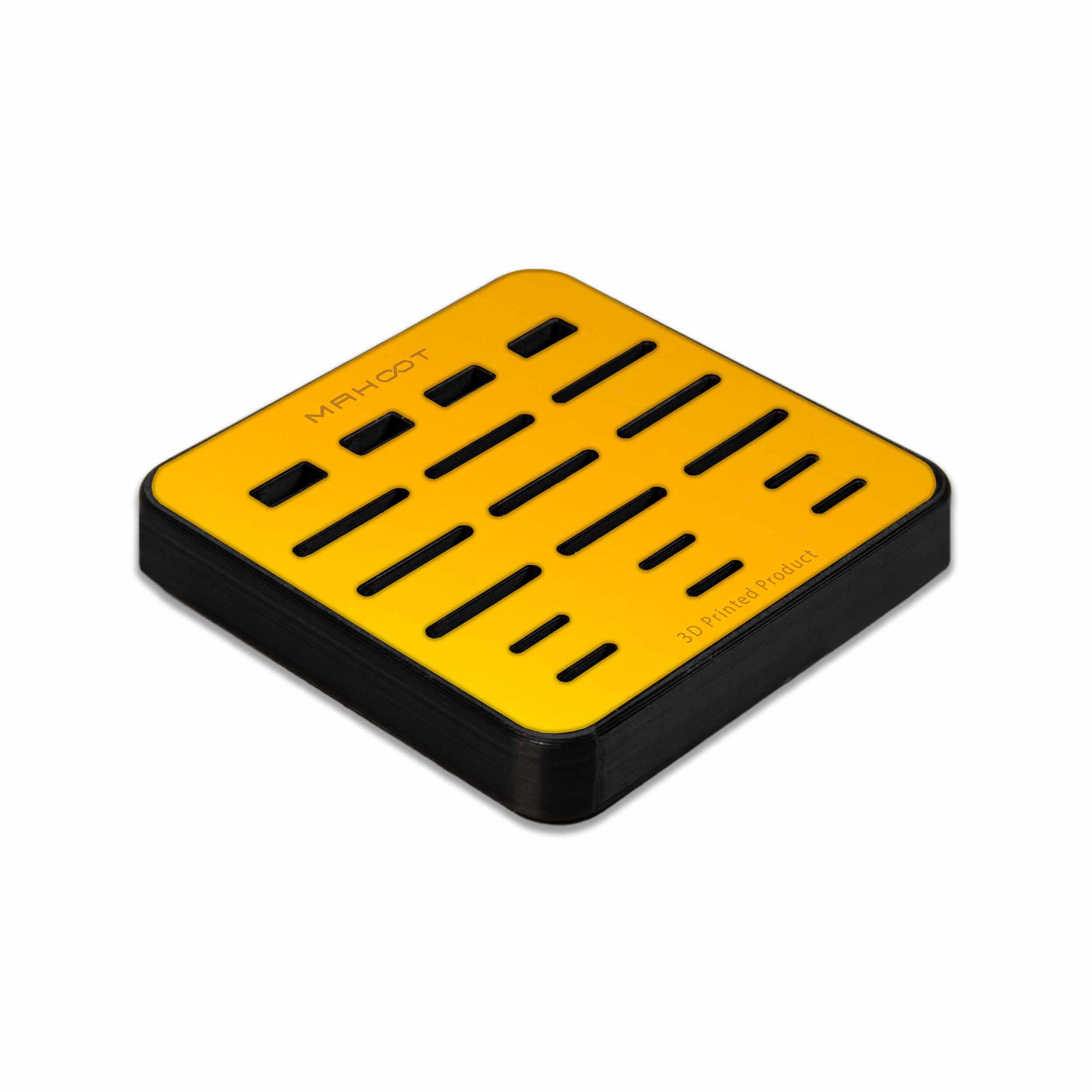 نظم دهنده فضای ذخیره سازی ماهوت مدل Matte-Deep-Mustard-496 مناسب برای فلش و مموری کارت