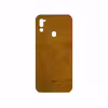 برچسب پوششی ماهوت مدل Brown-Chamois-Leather مناسب برای گوشی موبایل سامسونگ Galaxy M21 (2021) Edition