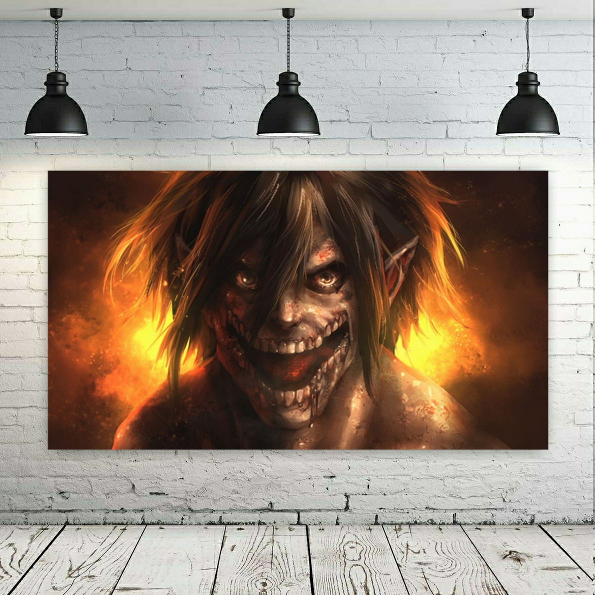 تابلو بوم طرح انیمه اتک ان تایتان مدل SDB4877