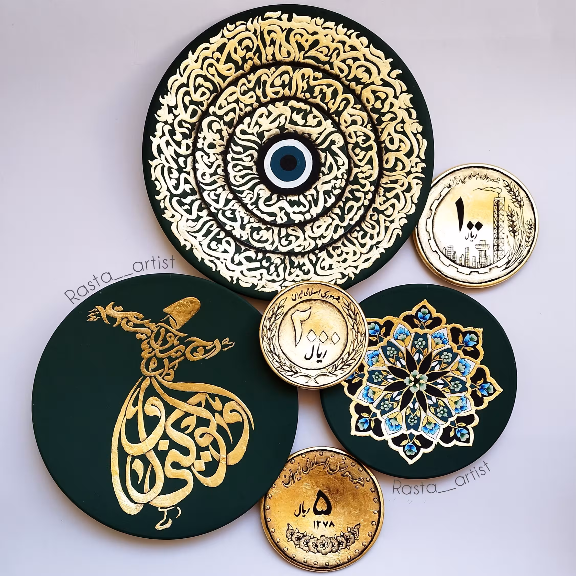 دیوارکوب ست 6 تکه