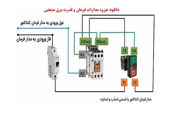 جزوه مدارات فرمان و قدرت برق صنعتی pdf - کتابخانه مجازی واتیکان