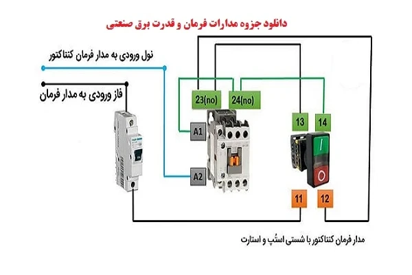 جزوه مدارات فرمان و قدرت برق صنعتی pdf - کتابخانه مجازی واتیکان