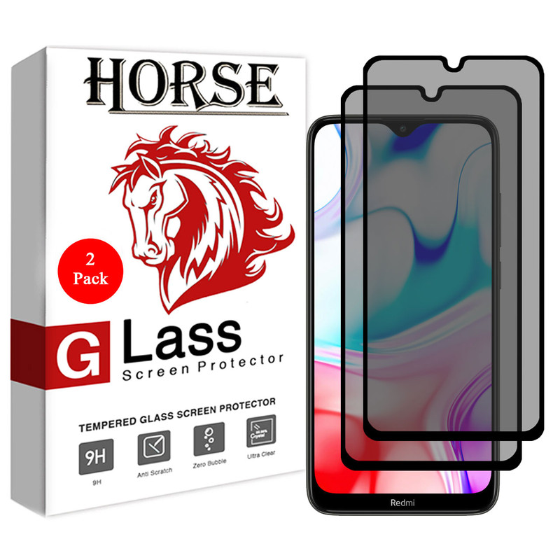 محافظ صفحه نمایش حریم شخصی هورس مدل SSP مناسب برای گوشی موبایل شیائومی Redmi 8 بسته دو عددی | کالا برتری