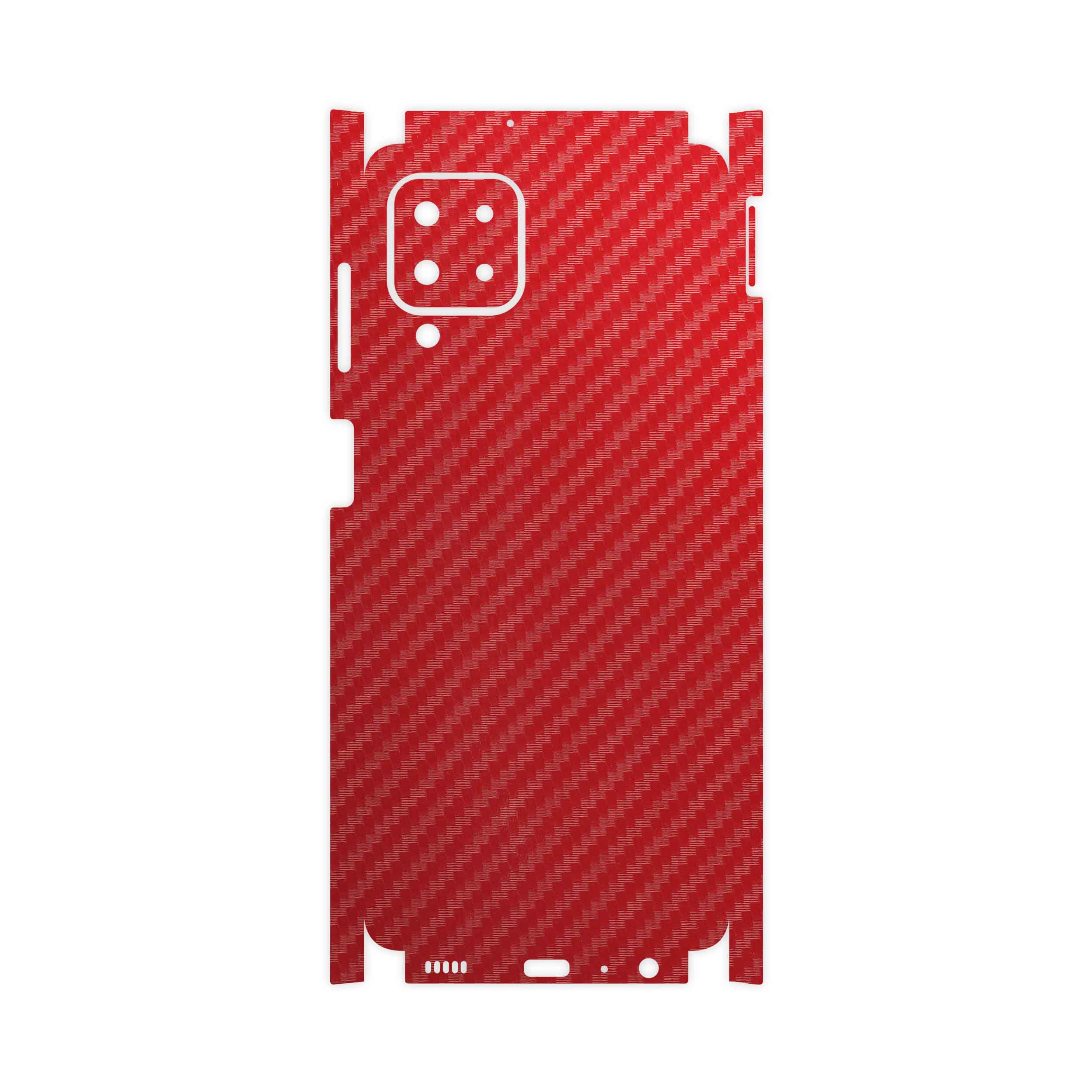 برچسب پوششی ماهوت مدل Red-Fiber-FullSkin مناسب برای گوشی موبایل سامسونگ Galaxy M22