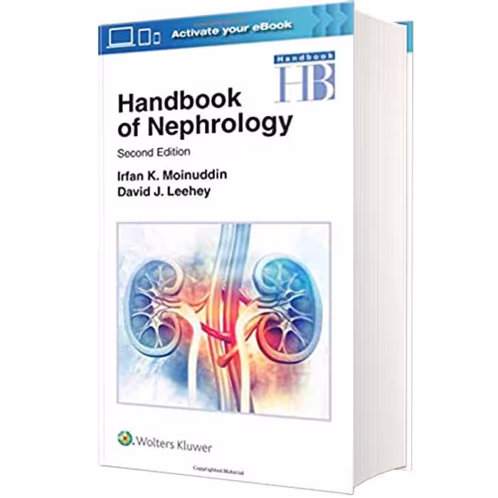 کتاب Handbook of Nephrology اثر David J. Leehey and Irfan Moinuddin انتشارات لیپین کات