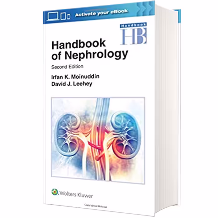 کتاب Handbook of Nephrology اثر David J. Leehey and Irfan Moinuddin انتشارات لیپین کات