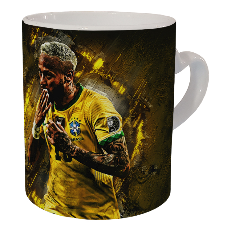 ماگ مدل دسته قلبی طرح نیمار کد 14