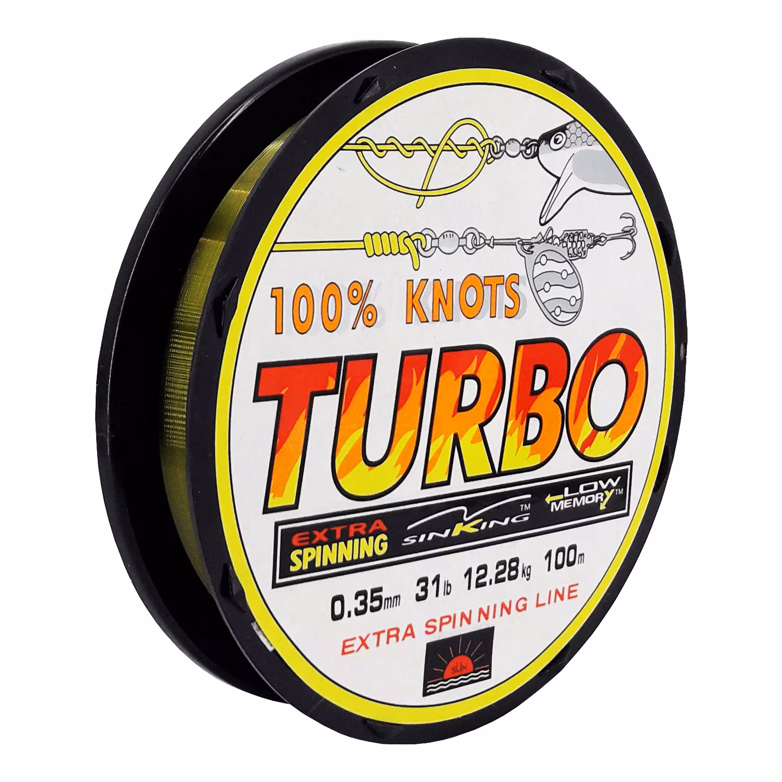 نخ ماهیگیری سینکینگ توربو سایز 0.35 لجنی 100متری