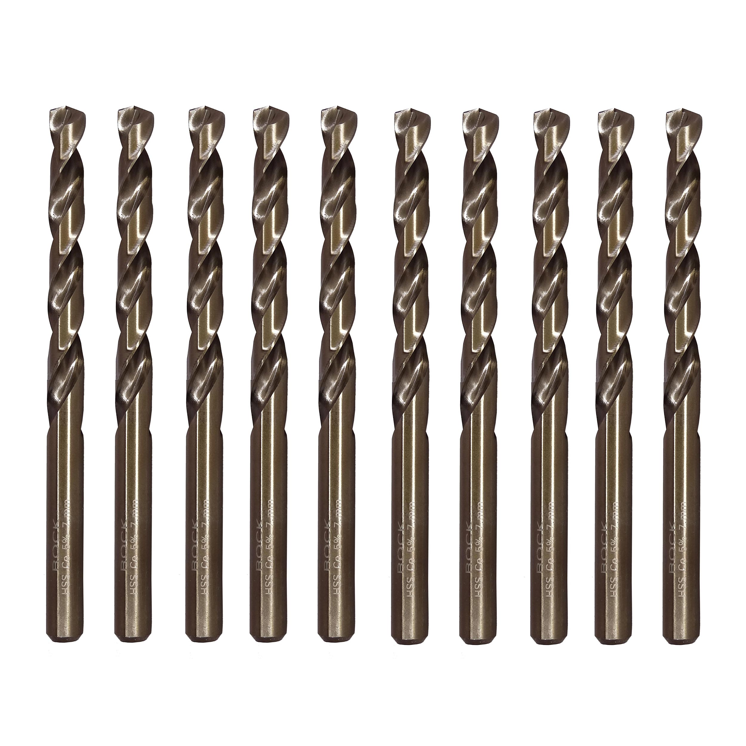 مته فلز کبالت راک مدل ART-RK-7mm- سایز 7 میلی متر مجموعه 10 عددی