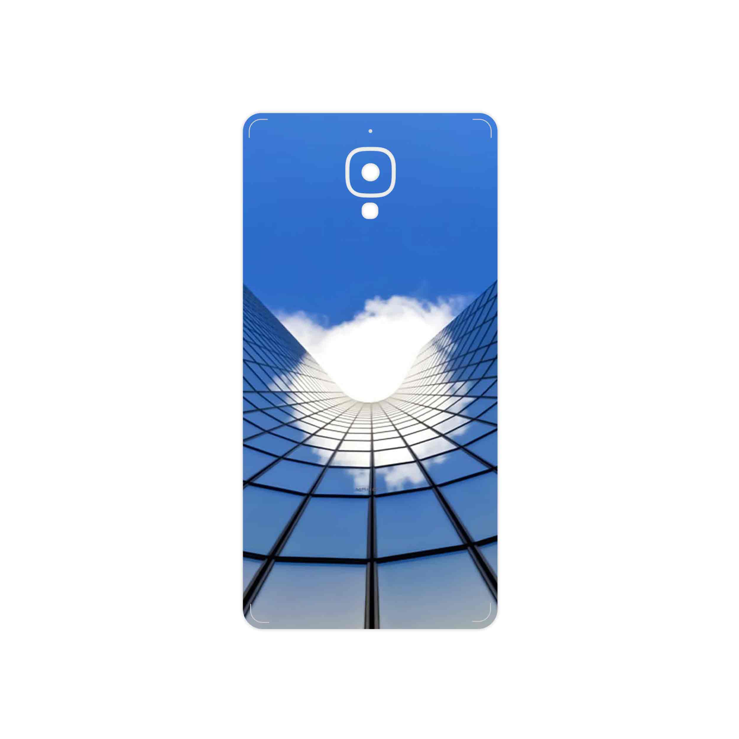 برچسب پوششی ماهوت مدل Glass skyscraper مناسب برای گوشی موبایل وان پلاس 3