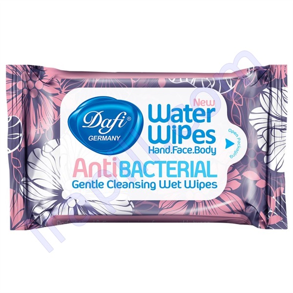دستمال مرطوب آنتی باکتریال دست و صورت طرح گل دافی 12عددی