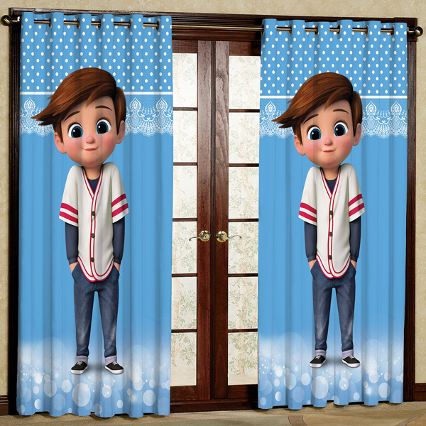 پرده مدل پسر کد 7 سایز 280x140 سانتی متر