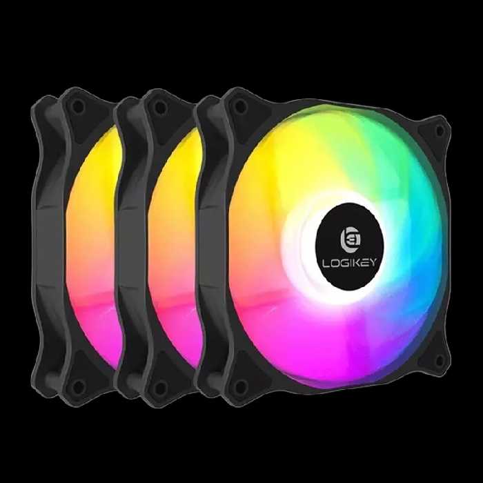 فن کیس لا جی کی بسته 3 عددی مدل FAN CASE LOGIKEY LK-321RE - بفی کالا | تجربه جدید خرید لپ تاپ