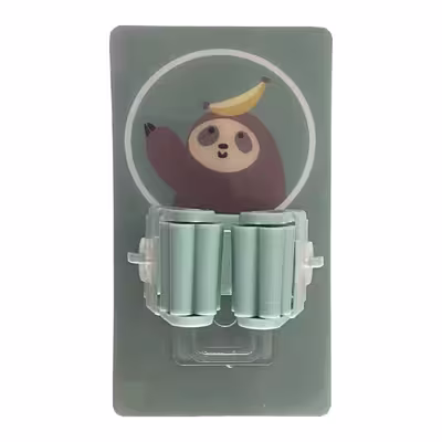 گیره نگهدارنده جارو و طی مدل Sloths-four کد 00541