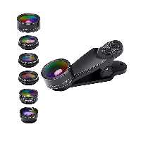 لنز کلیپسی موبایل زومی مدل XH-700 مجموعه 7 عددی