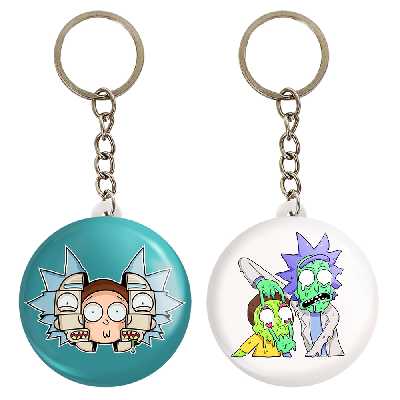 جاکلیدی خندالو مدل ریک و مورتی کد 32183211 مجموعه 2 عددی