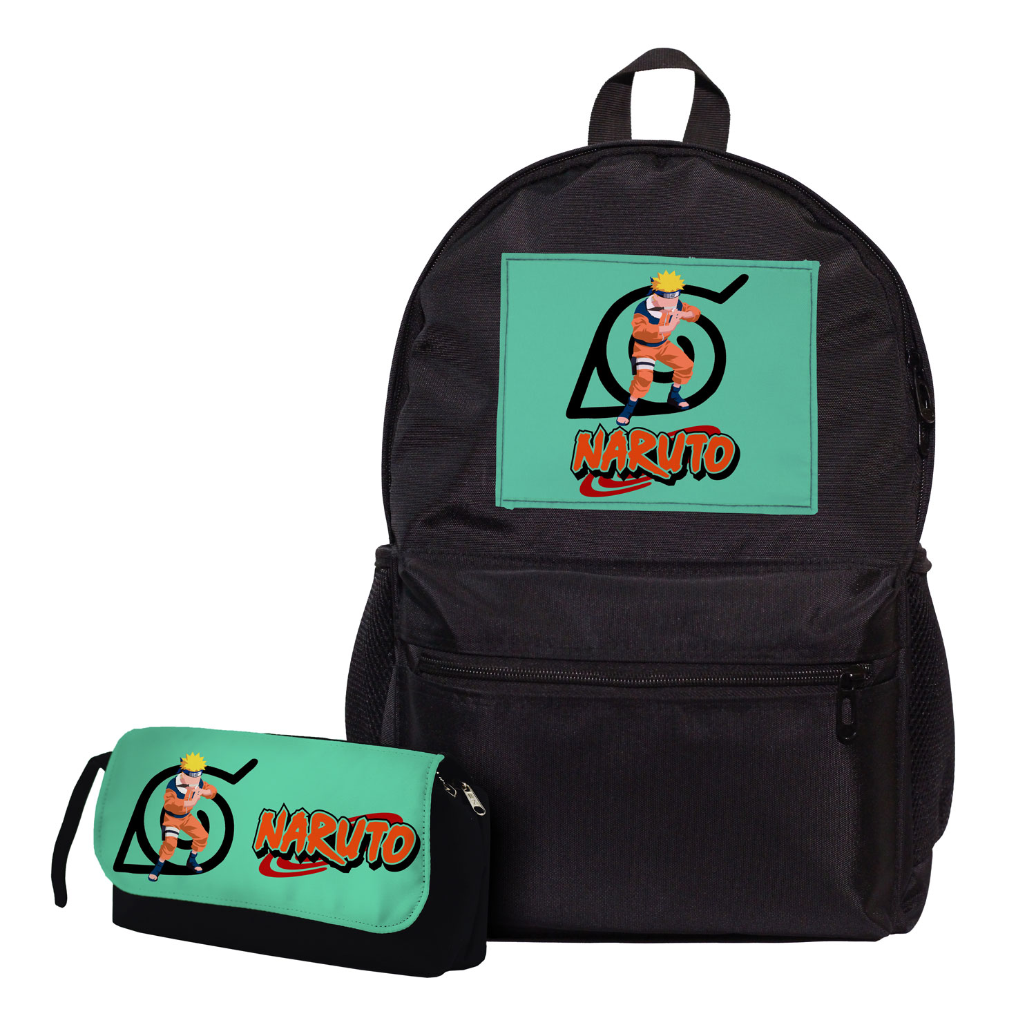 کوله پشتی طرح انیمه ناروتو کد Naruto به همراه جامدادی