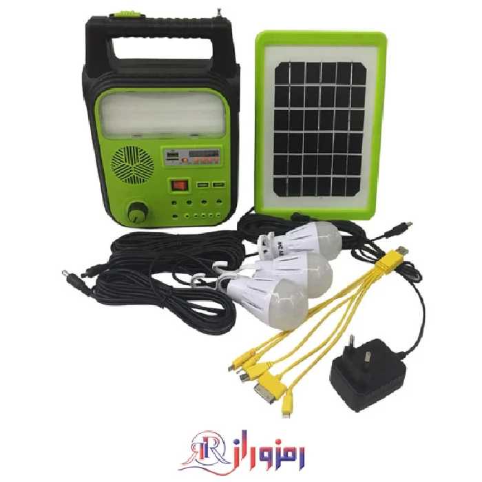 سیستم روشنایی خورشیدی چند کاره مدل AT_9012B