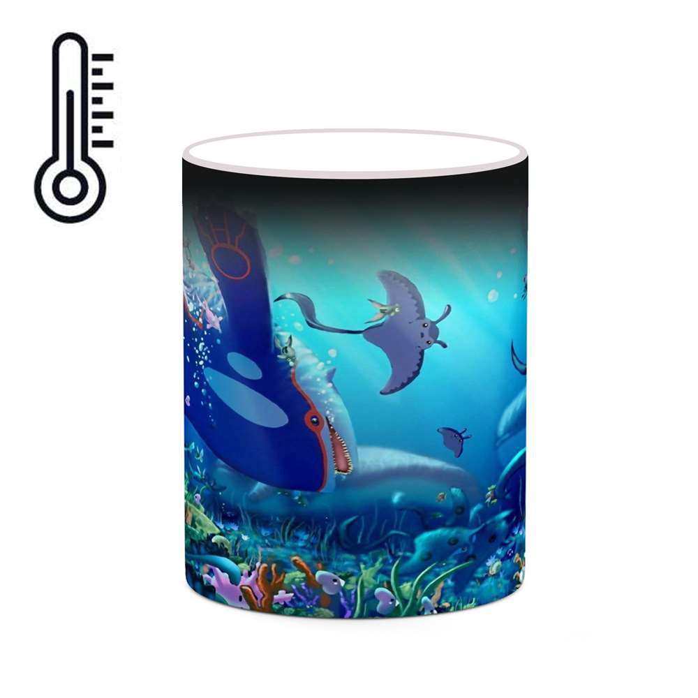 ماگ حرارتی کاکتی طرح کارتون پوکمون مدل mgh23009