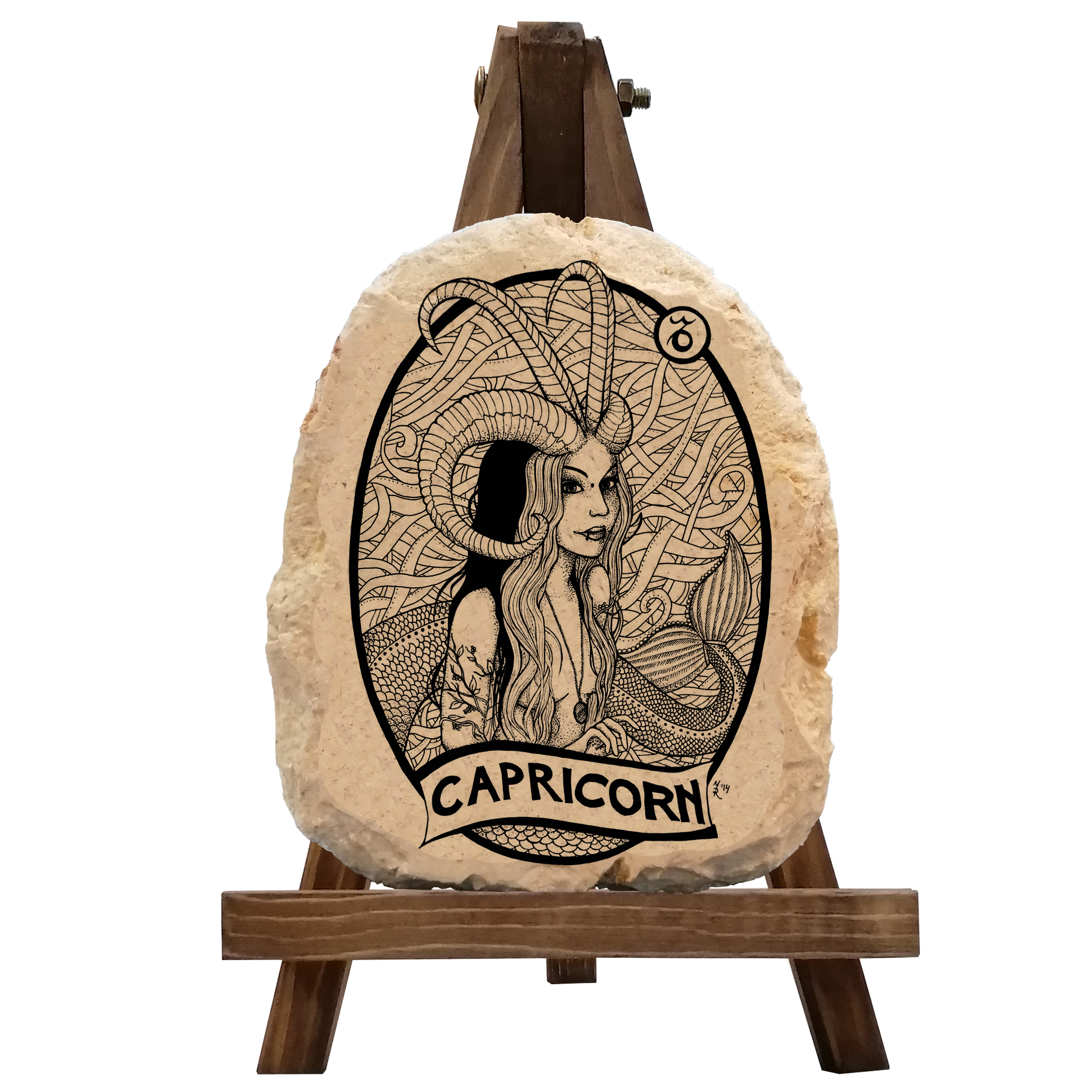 کتیبه دکوری مدل نماد ماه تولد دی کد HT043