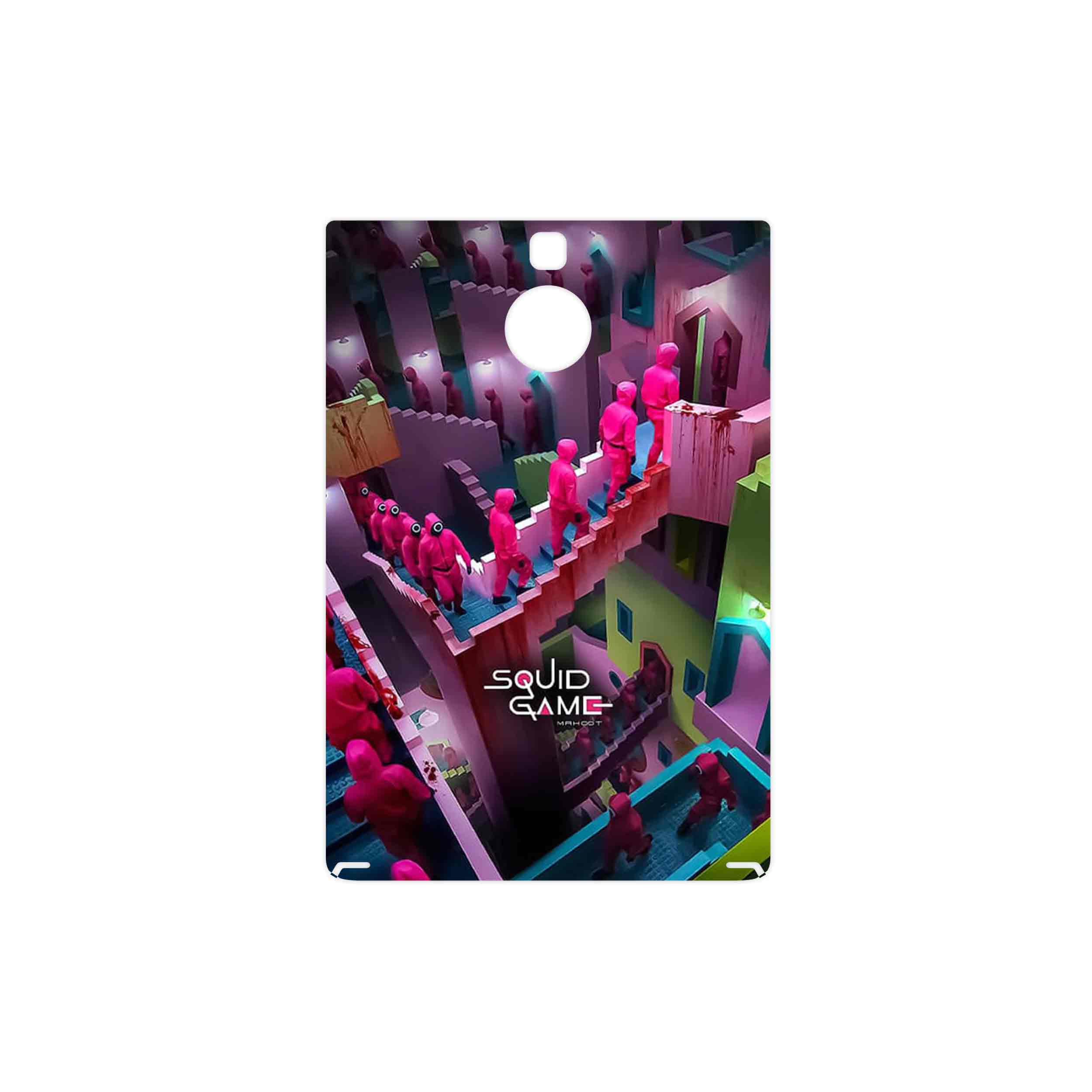 برچسب پوششی ماهوت مدل Squid Game مناسب برای گوشی موبایل بلک بری Passport Silver Edition