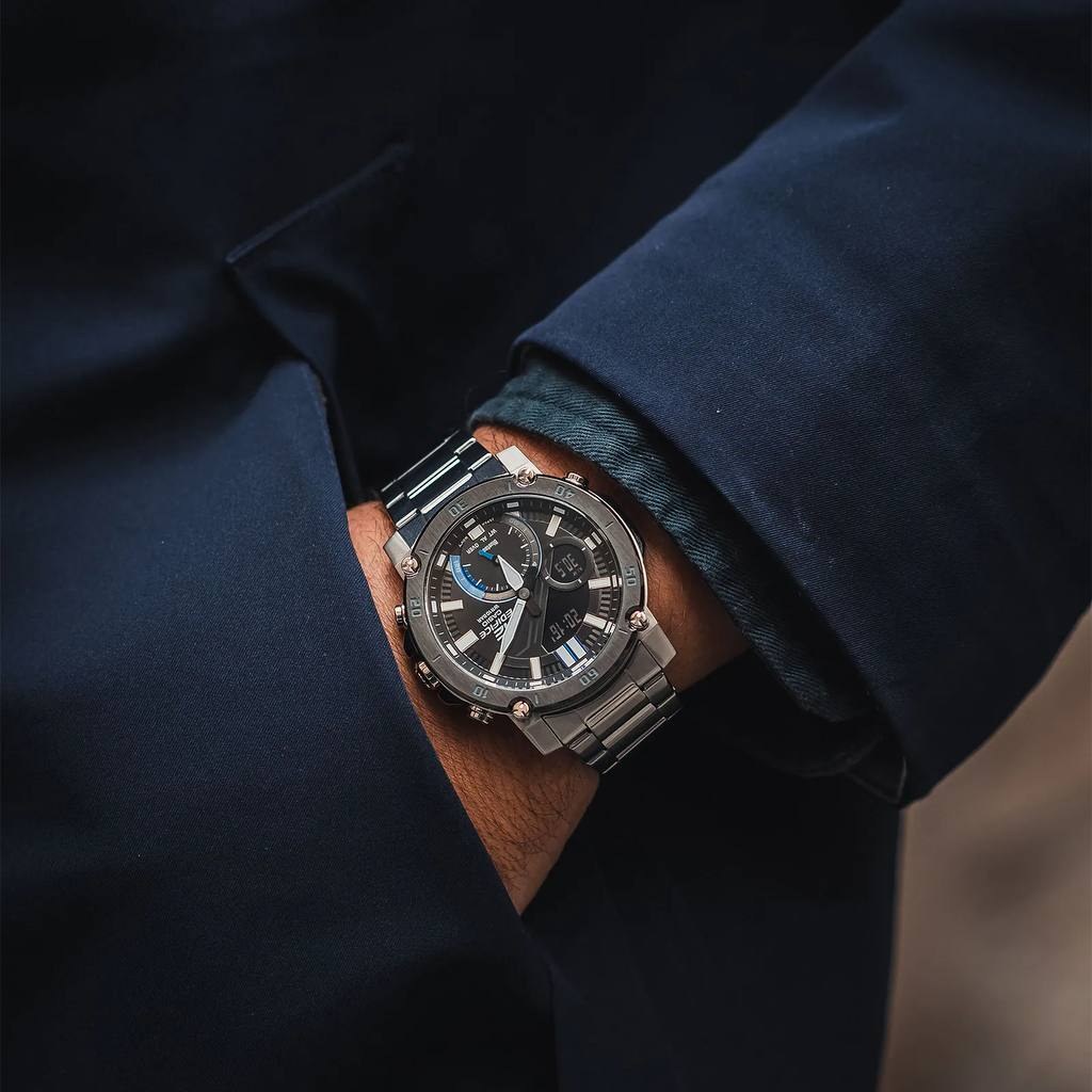 ساعت مردانه هوشمند کاسیو ادیفایس اورجینال ضد آب تا عمق 100متر مدل  ECB-20DB-1AD 