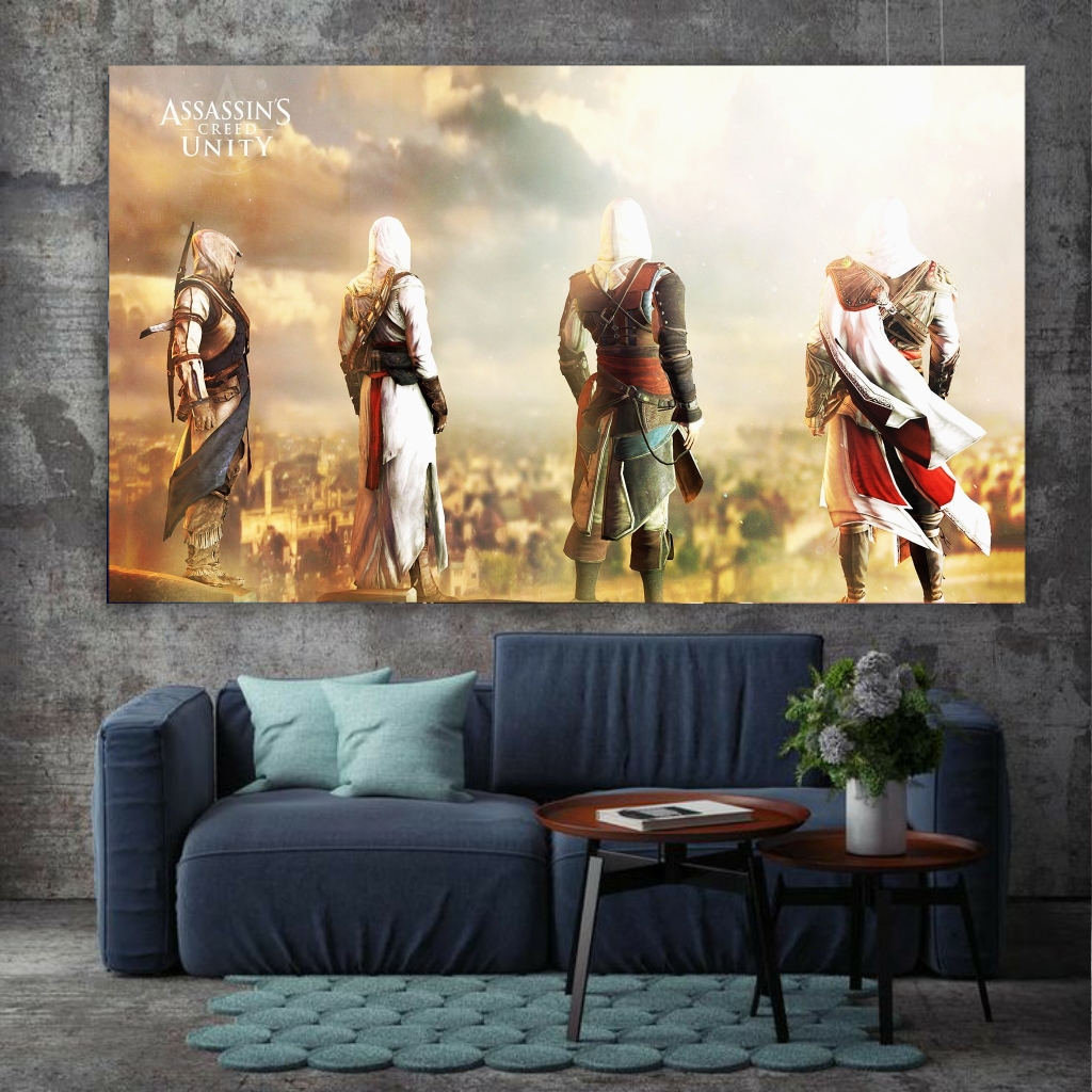 تابلو بوم طرح گیم اساسینس مدل SDB3127