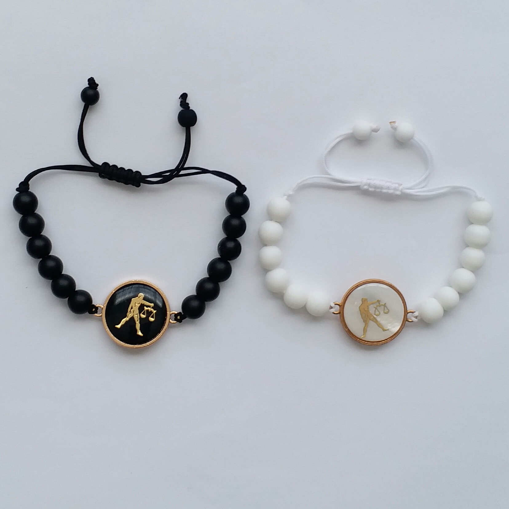 دستبند مدل ماه تولد مهر و مهر F88 مجموعه 2 عددی