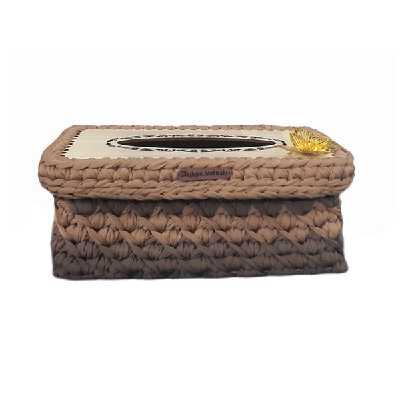 جای دستمال کاغذی بافتنی کد 02