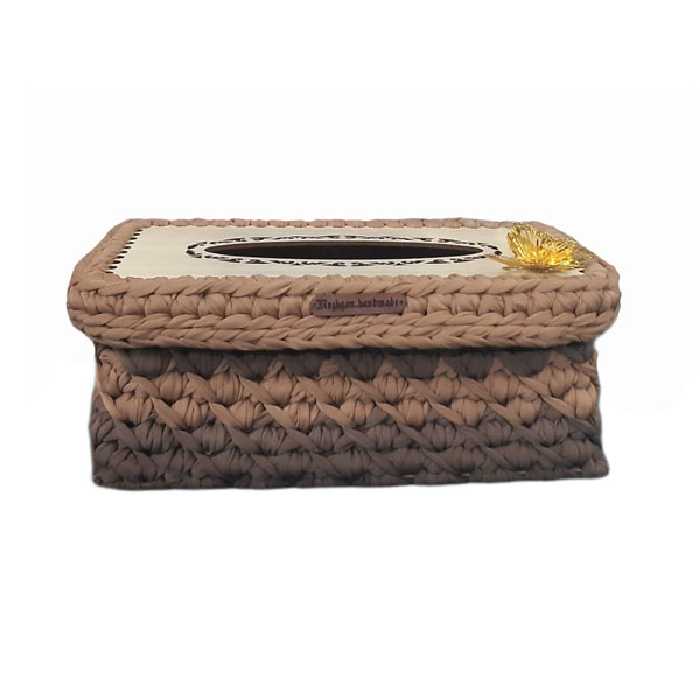 جای دستمال کاغذی بافتنی کد 02